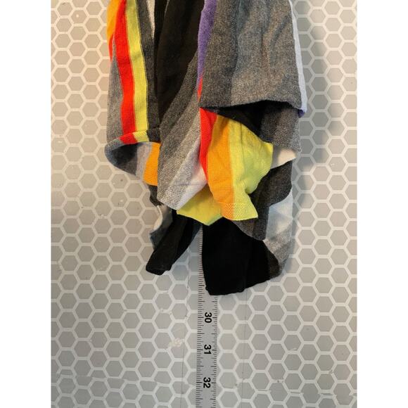 CAbi Womens Serape Poncho XS Colorful Stripe Dolman Open Front Southwestern Boho - Picture 5 of 6